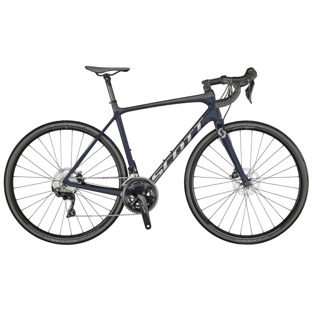 scott addict 20 disc grey bike